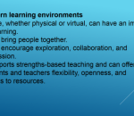 Modern Learning Environments