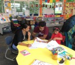Meera and her mum and dad