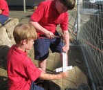making the crosses