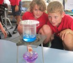 Science in Home group 1 with Codie and Keegan