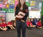 Breanna and the Hen